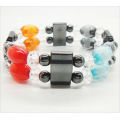 Wholesale magnetic hematite spacer plastic beads 7.25'